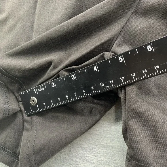 Women Black Bodycon Shirts & Shorts with Sequined Front Logo Set Size XL (A41) - Picture 5 of 13